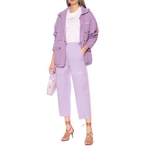 Stella McCartney Pants - Stella McCartney Purple 2001 Pants Straight Leg Cropped Utility High Rise Size 6